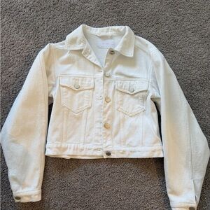OAK + FORT Cream Jean Jacket